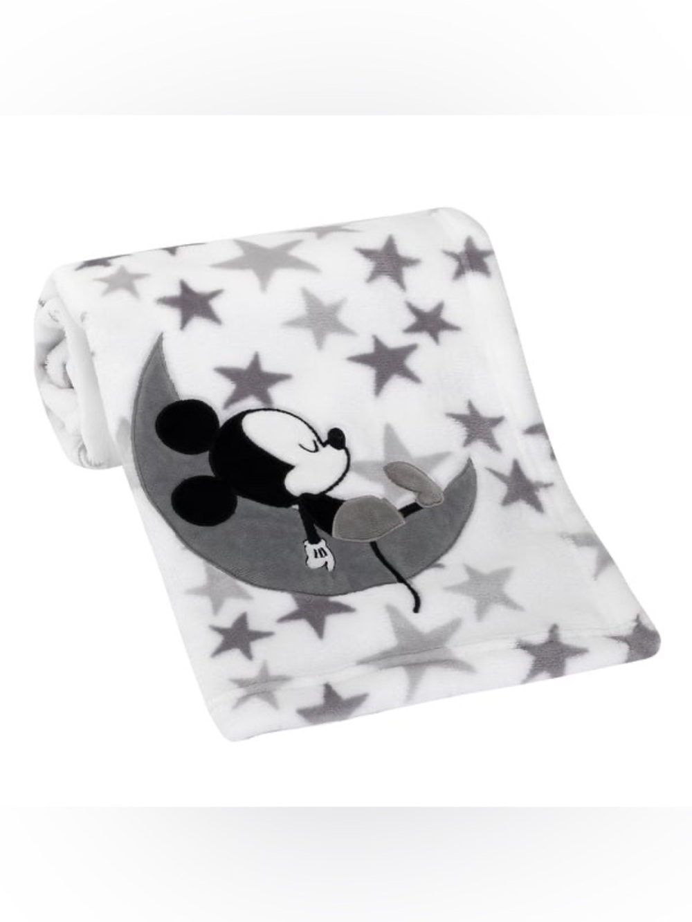 DISNEY x LAMBS & IVY Baby Blanket Fleece Celestial with Mickey Mouse
